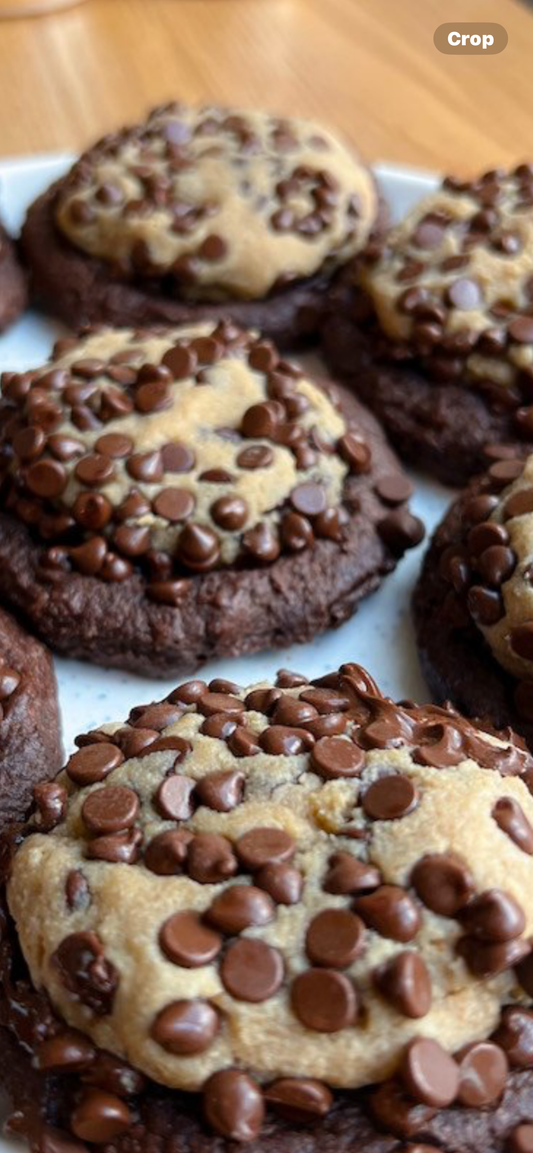 Vegan Gluten Free Brookie Cookie